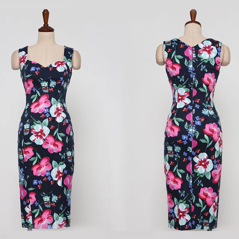Большой Цветочный принт сексуальное платье Для женщин 2019 Новый разлитой до