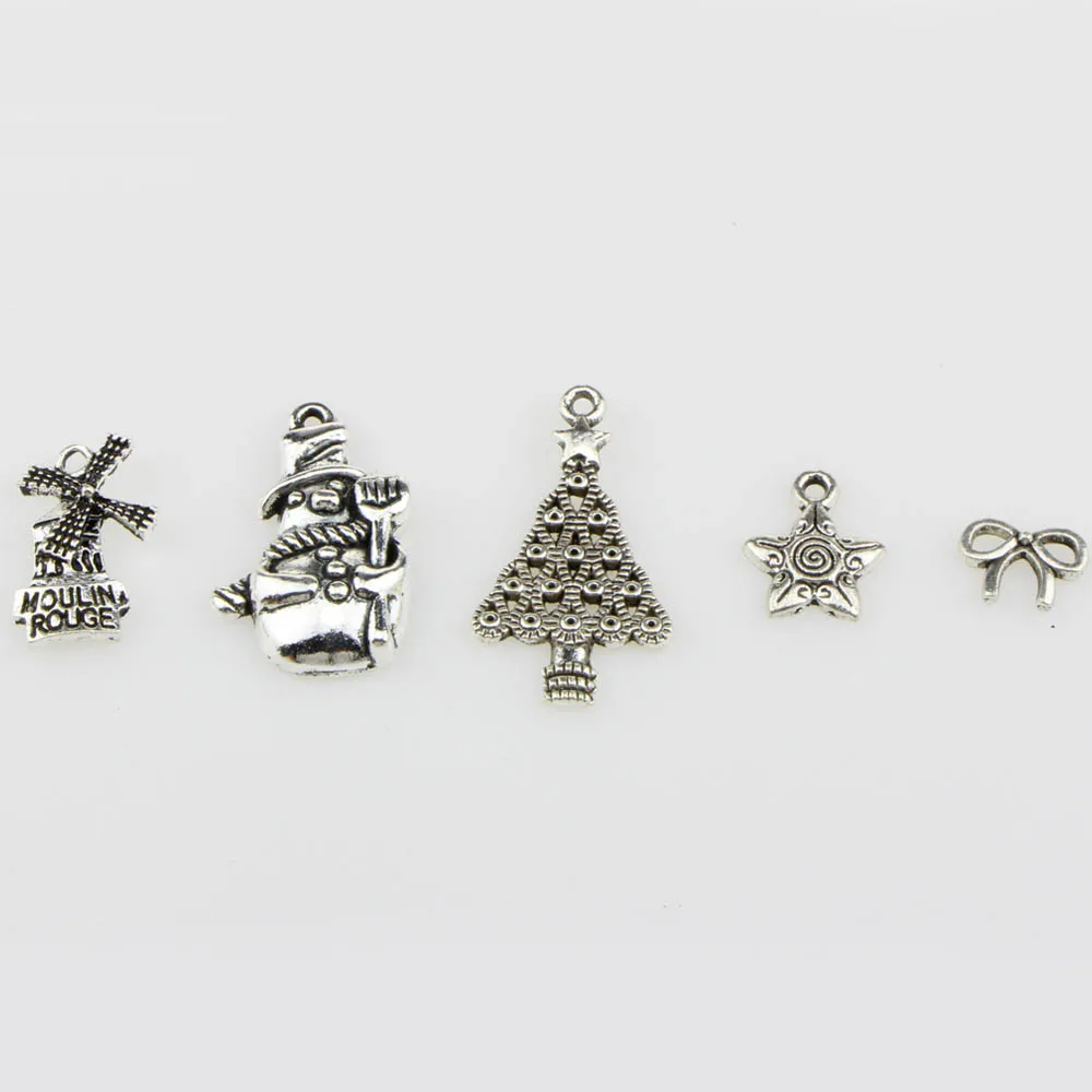 20 шт расширяемый Регулируемый DIY пустой браслет + 100 шт. рождественские обереги