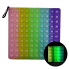 Обучающие игрушки Монтессори для детей, большой размер, с пузырьками, математическая арифметика, стол умножения 9x9 10x10, учебные пособия, подарок для детей