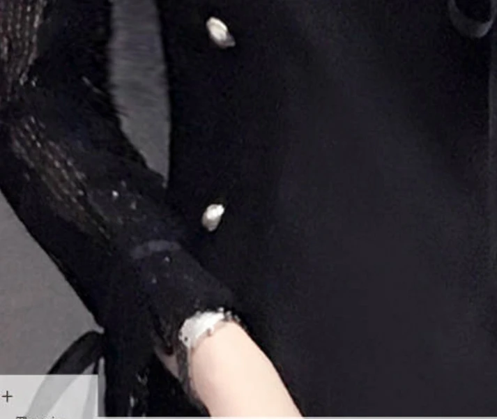 

Black Patchwork Dress For Women Vestidos De Fiesta De Noche Elegant Korean Dress Fashionable Ladies Dresses Robe Femme Vestido