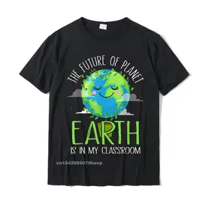 Earth Day Teachers 2021 Classroom Funny T-Shirt Printed On Men's T Shirt On Sale Cotton Tops T Shirt Summer