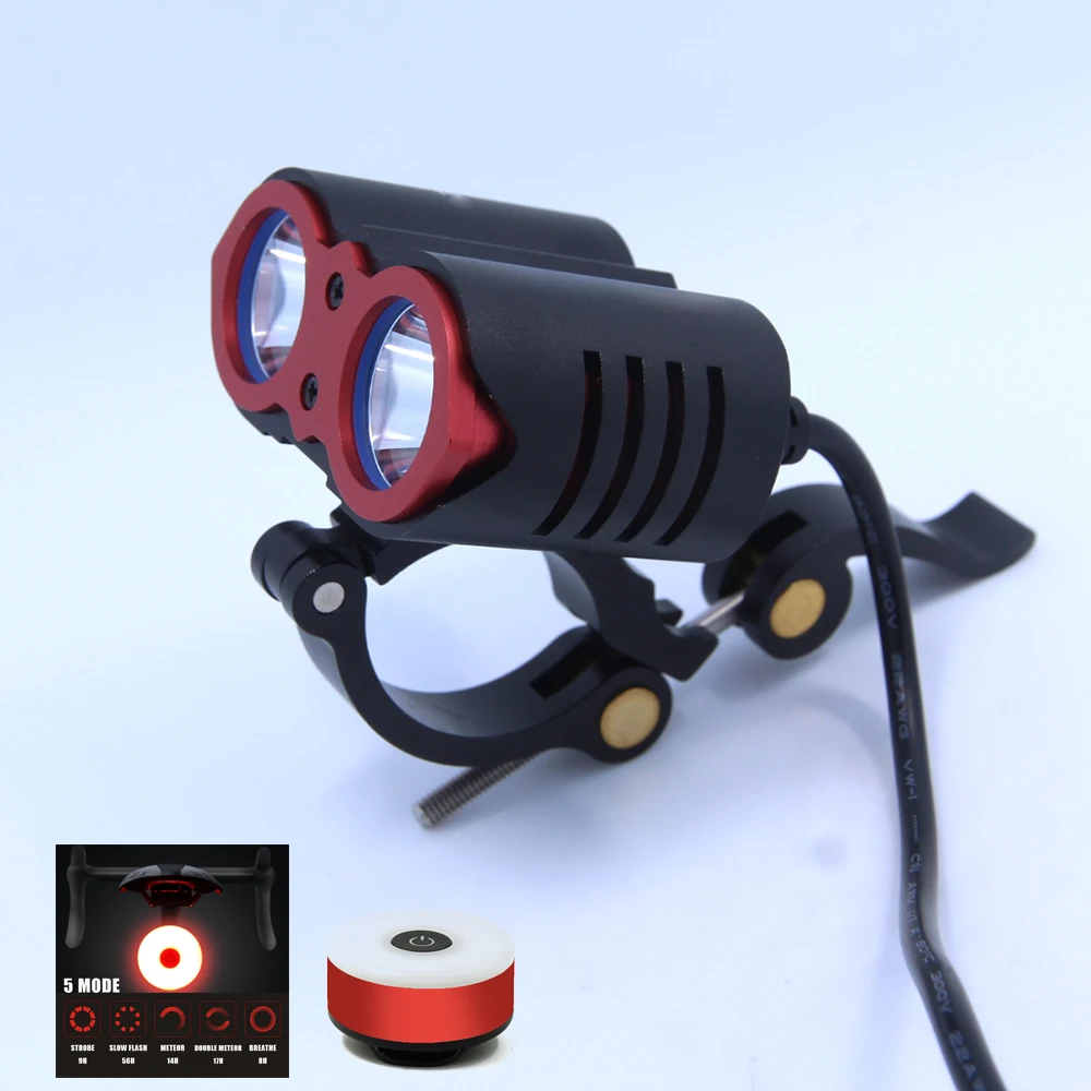 Walkefire передняя фара для велосипеда светильник фары U2 велосипедный головной 2400