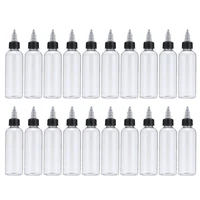 20pcs 100ml empty plastic squeeze glue liquid bottle for ketchup mustard mayo hot sauces dispenser container