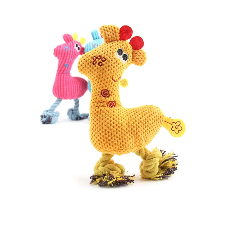 CAWAYI питомник собака игрушка щенок плюшевый жевательный писк звуковые игрушки