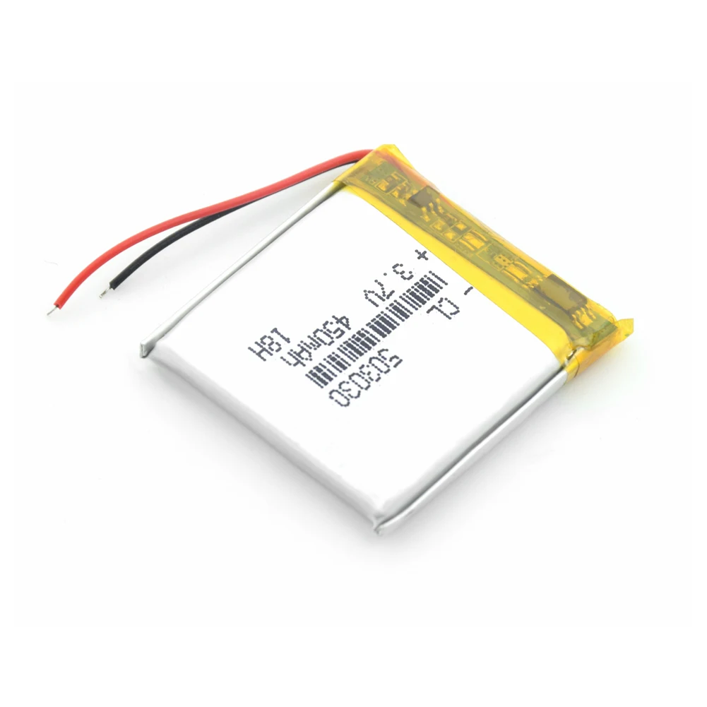Аккумуляторная батарея 450mAh Lipo 503030 Li Ion ячеек литий полимерный аккумулятор Po для GPS