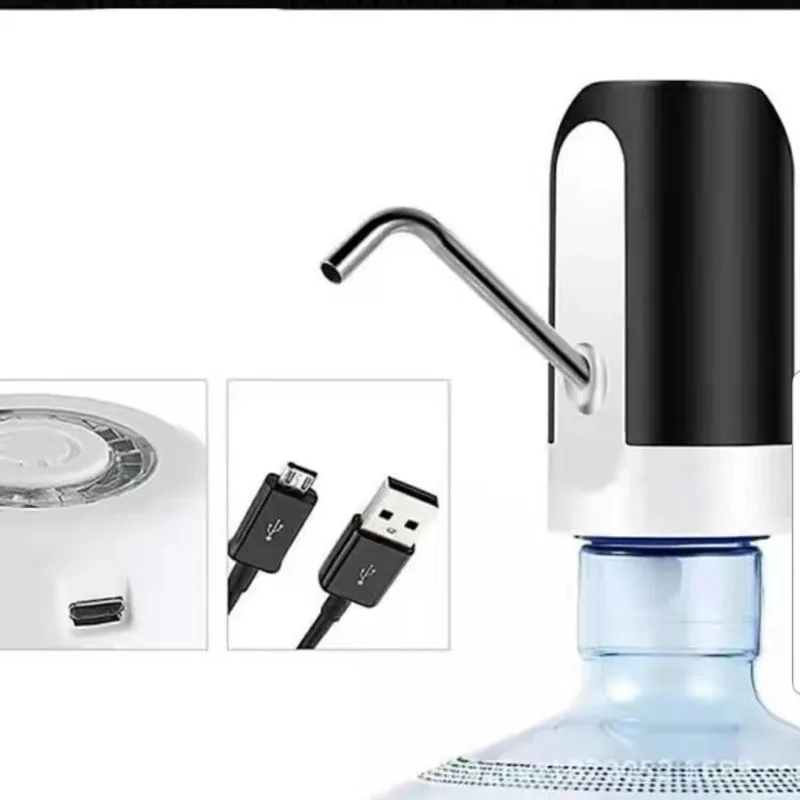 Насос ZAIWAN Электрический для бутылок с водой автоматический диспенсер USB-зарядкой