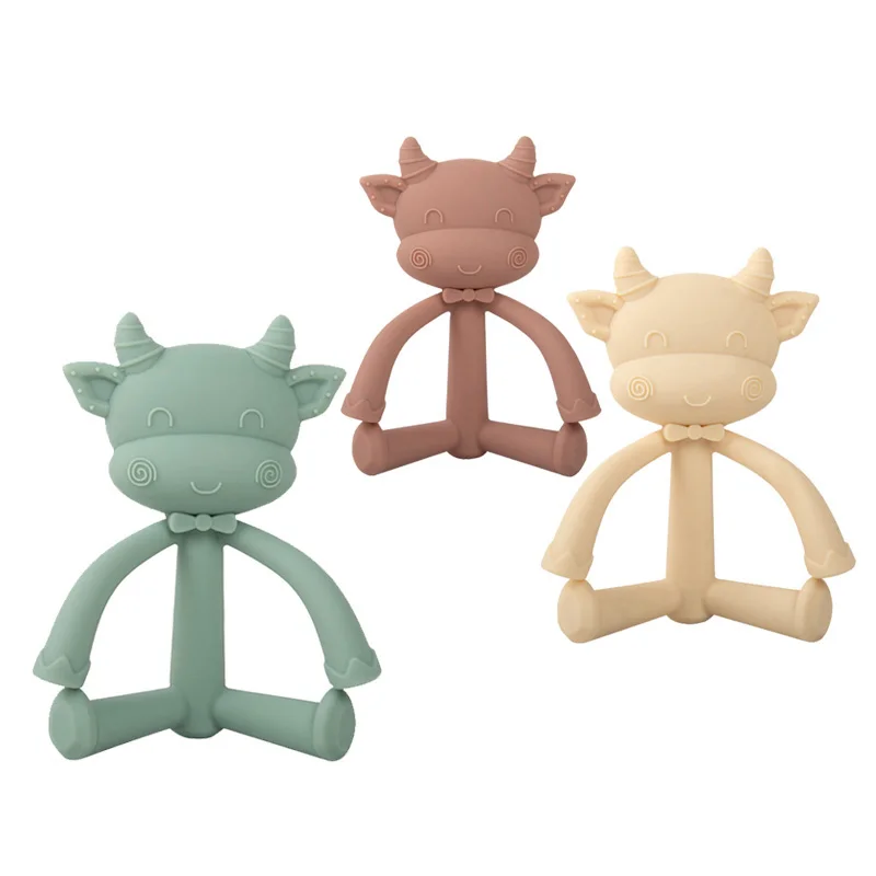 3D мастика детская игрушка для прорезывания зубов товары мам и малышей яблочный