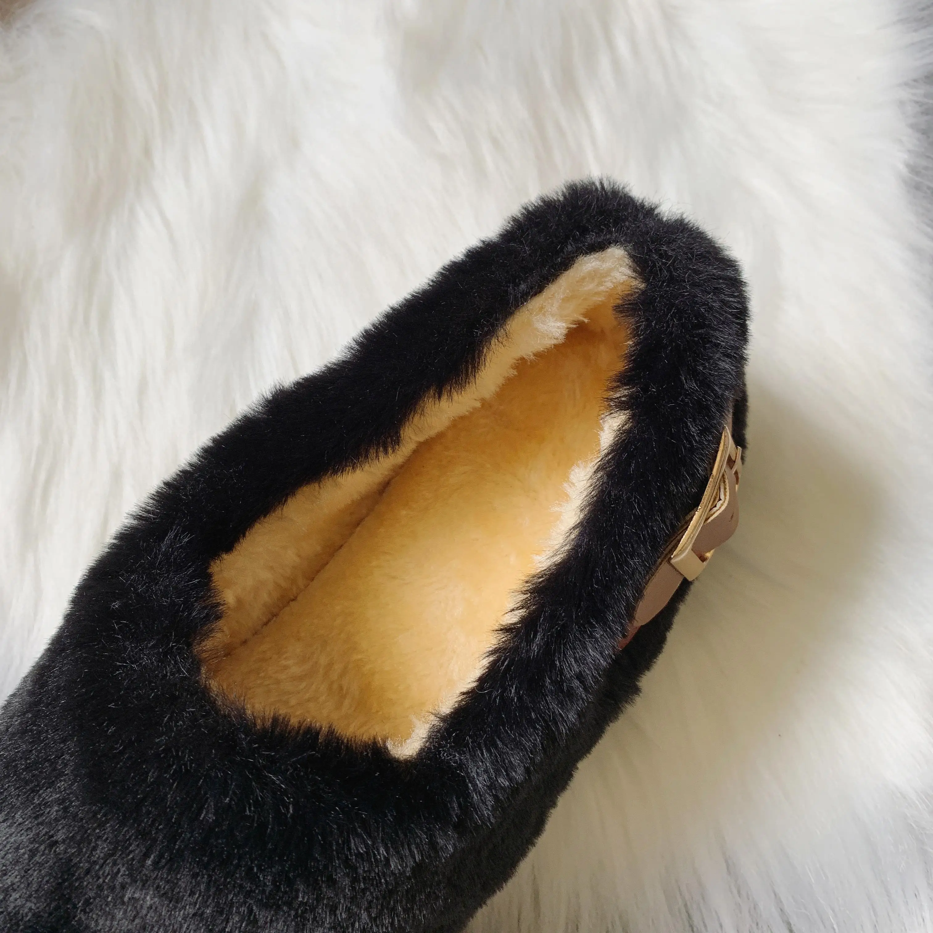 Зимние сапоги женская обувь теплые плюшевые ботильоны на меху зимняя