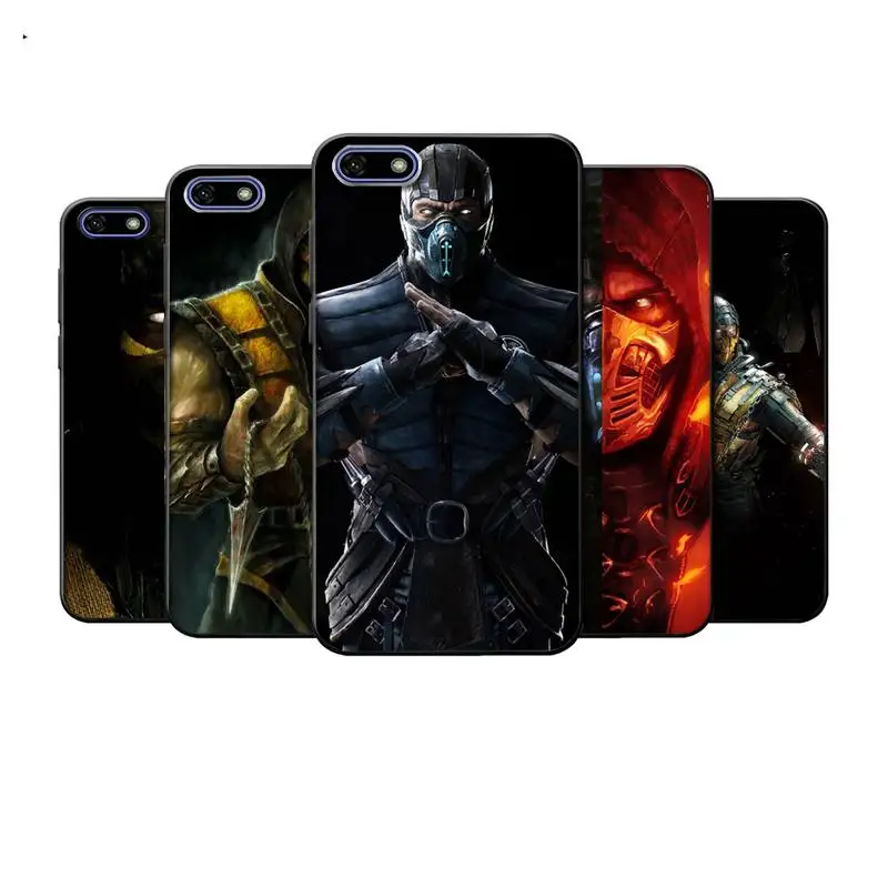 

Hot Scorpion Mortal Kombat Phone Case For Xiaomi Mi5 Mi6 Mi8 Mi9 Mi10 F1 X Se Lite Pro Note Mix 2 3 10 Cover