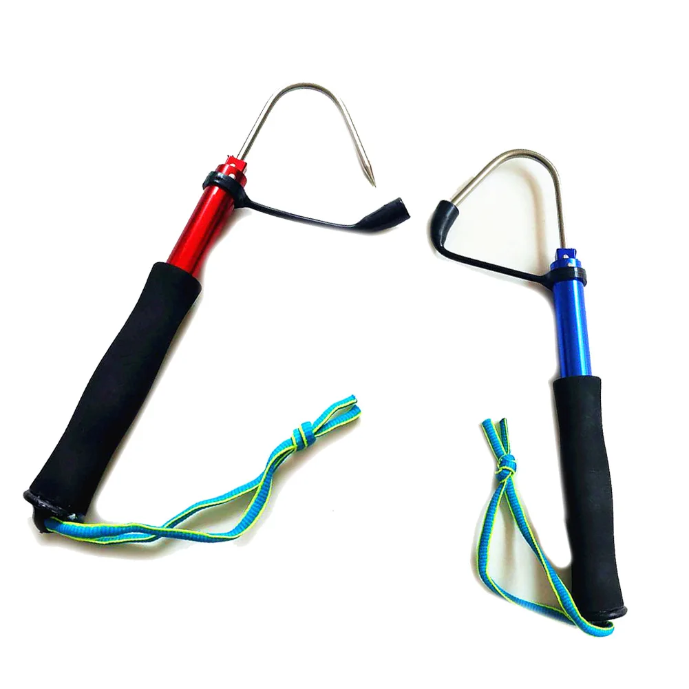 

Telescopic Spear Hook Fishing Gaff 60cm 90cm 120cm Stainless Steel Aluminum Spear Hook Pesca Tack Tackle Fishing Accessories