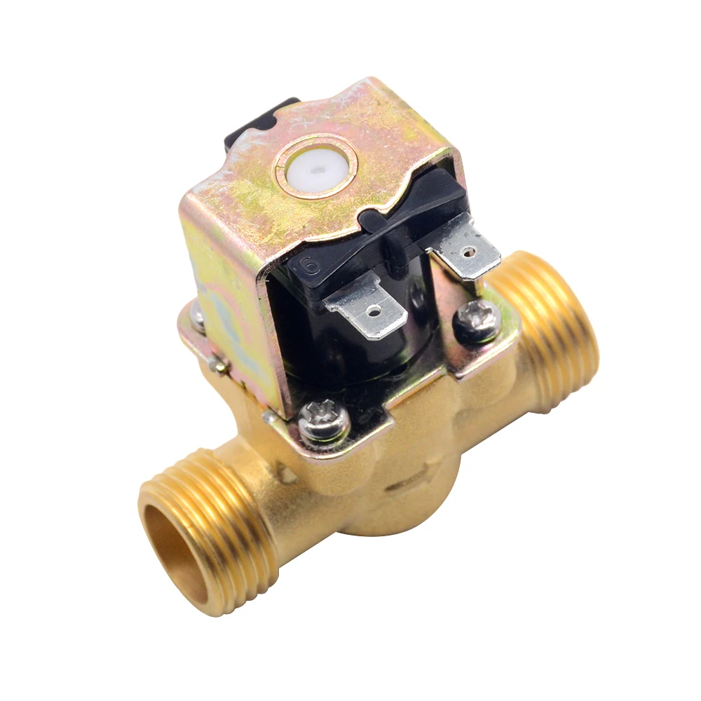 Электромагнитный клапан 3/4 &quot1/2&quot DC 24V AC 220V DC12V нормально закрытый латунный для