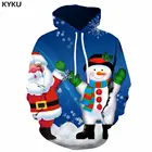 3d толстовки с капюшоном, Рождественская Толстовка, мужской Санта-Клаус, 3d печатный рисунок, новый год, свитшот с принтом, забавная мужская одежда