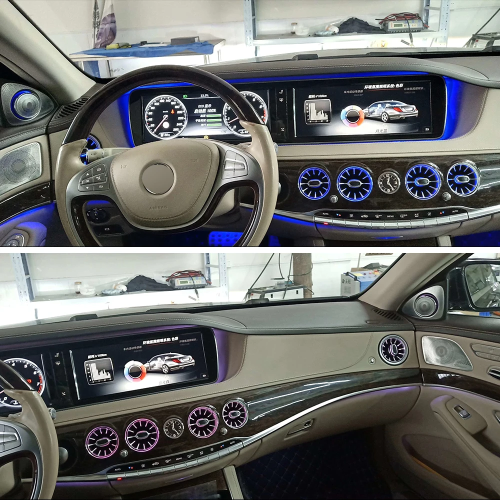 Светодиодный Высокочастотный динамик для Mercedes Benz S Class W222 спортивные колонки и