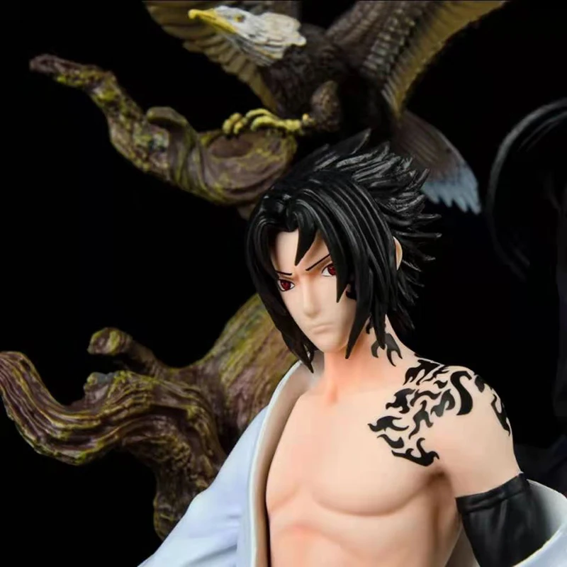 

30cm Japan Anime Love Hate Uchiha Sasuke Uchiha Itachi Action Figure GK PVC Collection Model Dolls Toys for Boys Gifts