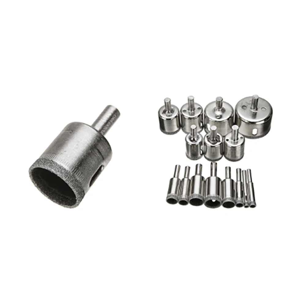 15 шт. мраморная Алмазная коронка пила сверло Сделано в Китае для 6 мм-50 мм стекла