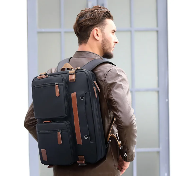 Goedkoop Vrouwen Mannen Laptop Aktetas Rugzak Business Organizer School Handtas Multi-Pocket Grote Ipad Tote Computer Reizen Opbergtas