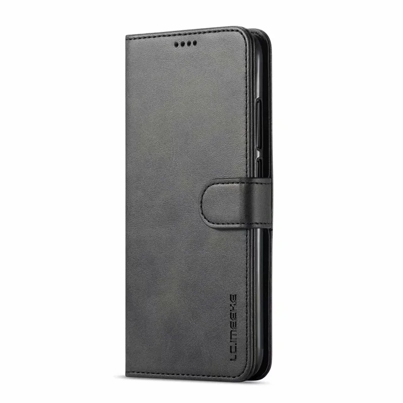 Черный Чехол Redmi Note 8 Pro для Redmi Note 7 6 5 Pro, чехол для Redmi 7A 6A, чехлы для XiaoMi Redmi K20 Pro, кожаный флип-кошелек - Цвет: Черный