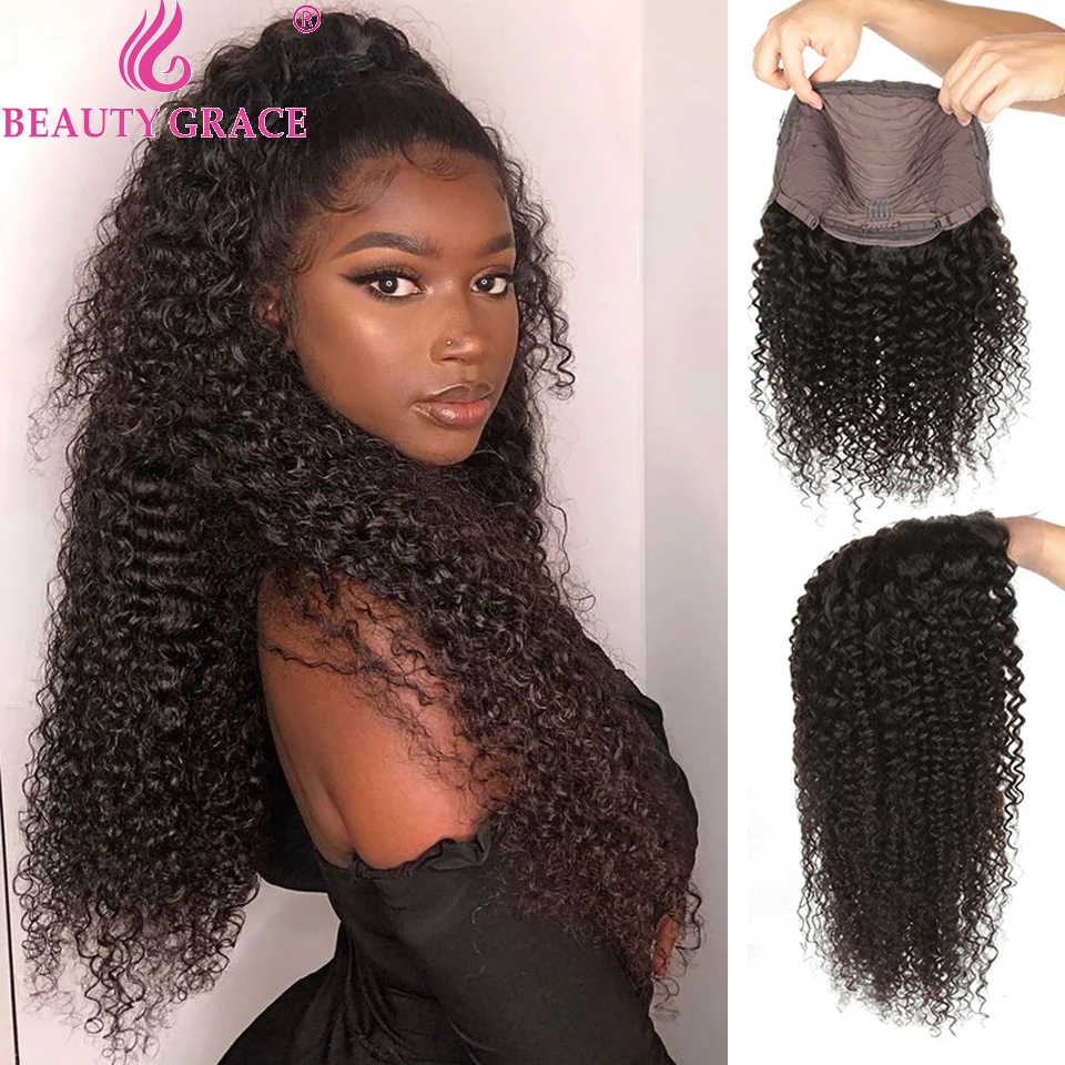 

Brazlian Kinky Curly Wigs For Women Curly Lace Closure Wig Curly Lace Front Human Hair Wigs Transparent Lace Frontal Wig