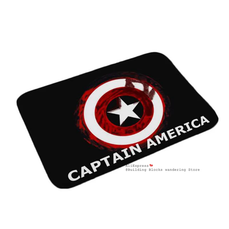 Розовый Ковер Мстители 60*60 см, плюшевые игрушки Marvel, Бэтмен, Человек-паук, железный человек, Капитан Америка, фланелевый Рождественский подарок для детей - Цвет: Розовый