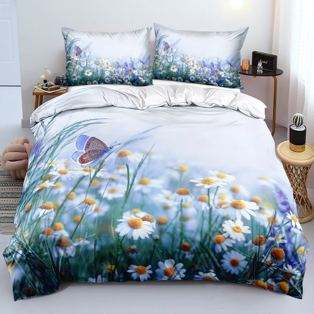 

DIMI Covers Pillowcases 220x240 Size Black Home Texitle 3D Design Flower Duvet Cover Sets Bed Linens Bedding Set Quilt/Comforter