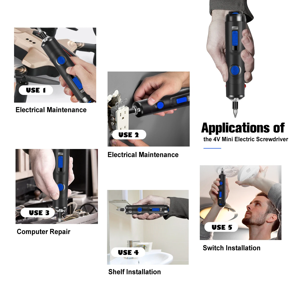 PROSTORMER 4 в мини набор электрических отверток Смарт USB аккумуляторная беспроводная
