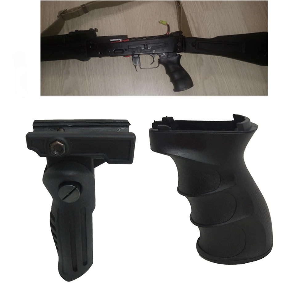 TOtrait Тактический AK47 Airsoft вертикальная рукоятка ABS ручкой Foregrip 20 мм направляющей