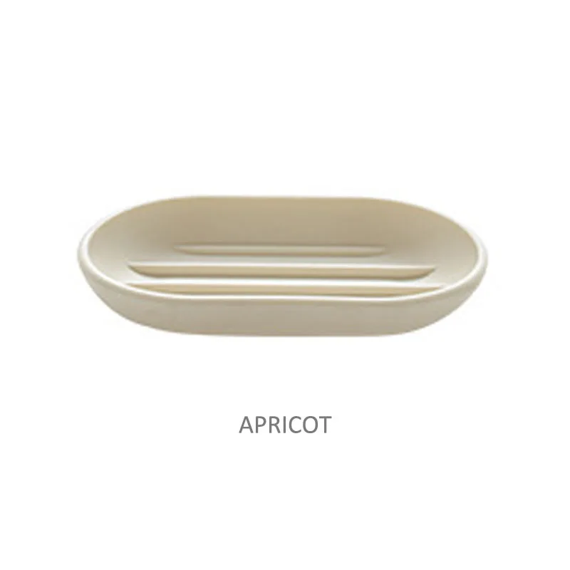 apricot 1 шт. держатель для слива портативная мыльница пластиковый контейнер для мыла простой стиль мыльница Аксессуары для ванной комнаты - Цвет: apricot