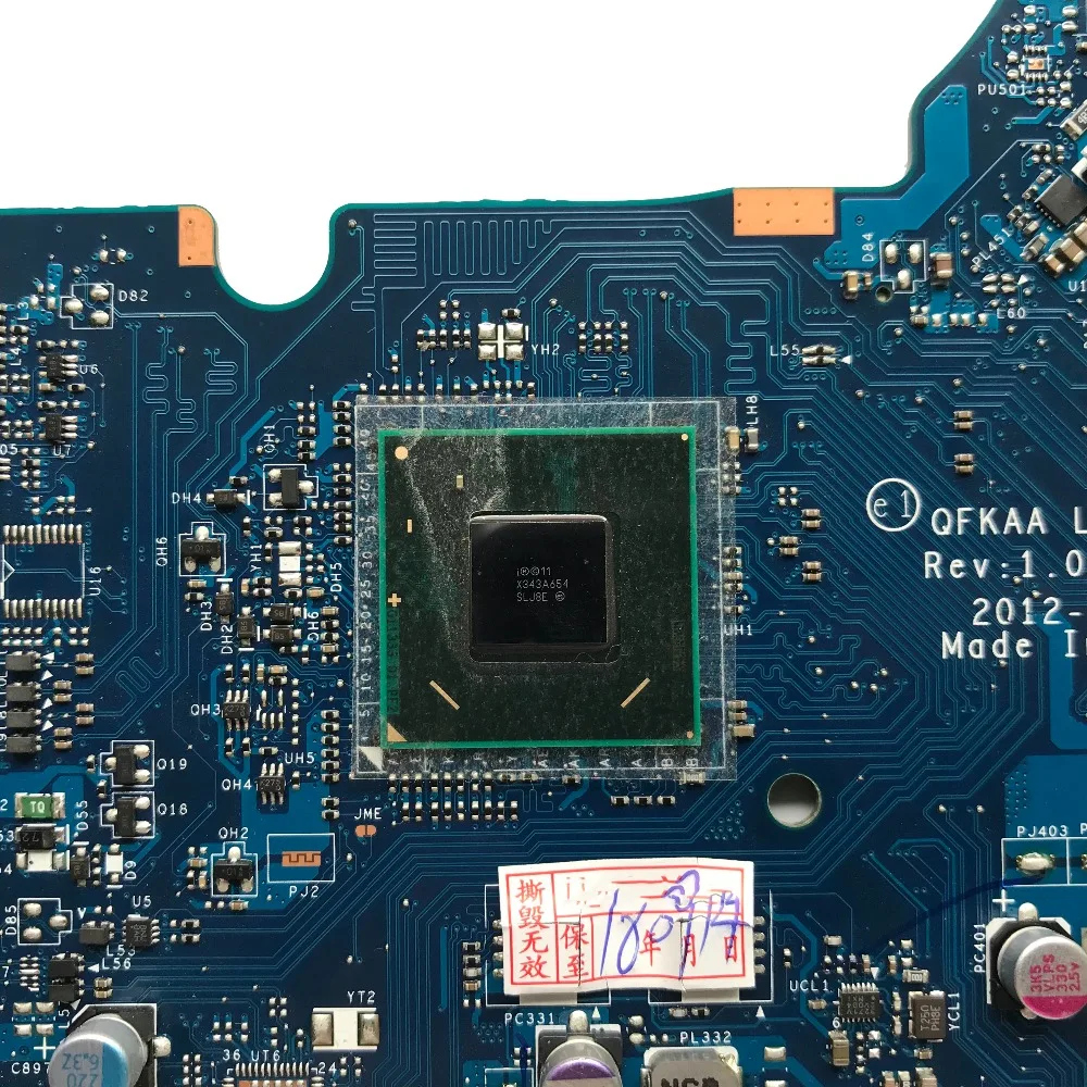Отлично подходит для Toshiba P855-S5312 P850 P855 Материнская плата ноутбука HM76 DDR3 K000135150 QFKAA