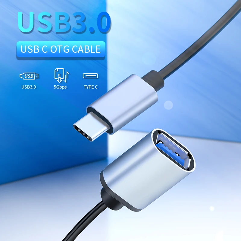 Кабель адаптер DataRoad USB C к кабель переходник OTG Type с разъемом папа на 3 0 Мама для
