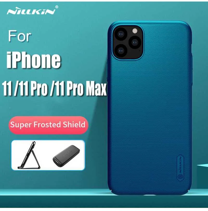 Для iPhone 11 Pro Max Супер Матовый экран для iPhone XS Max X XS чехол Nillkin жесткая задняя крышка из ПК чехол для iPhone XR чехол+ подарок