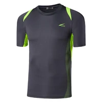 jeansian mens sport tee shirt tshirt t shirt running gym fitness workout football short sleve dry fit lsl601 gray2
