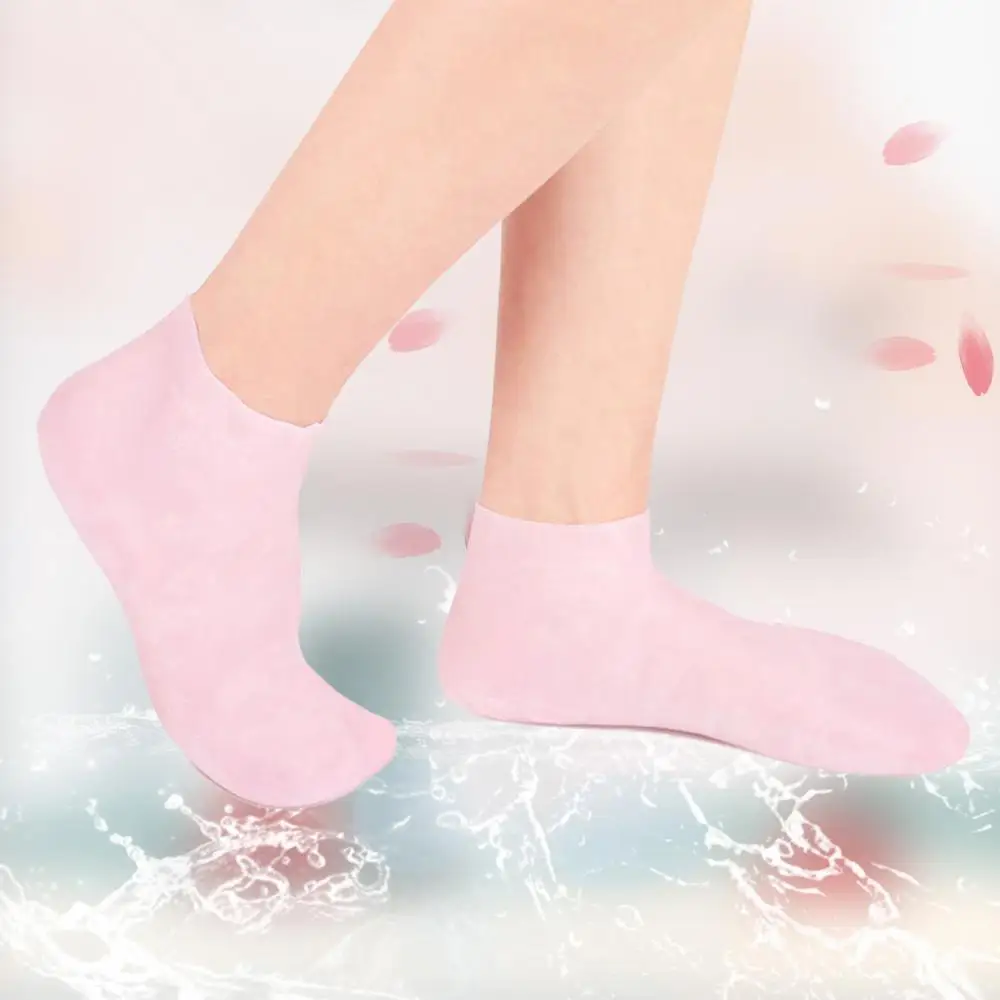 

Hot Sale 1 Pair Women Men Elastic SPA Moisturizing Sock Anti Cracking Feet Care Protector