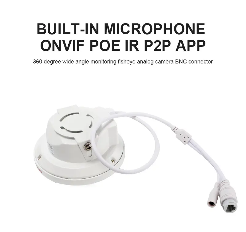 MoGood международная версия 4MP 360 градусов панорамная камера рыбий глаз ip-камера Поддержка Встроенный микрофон ONVIF PoE IR P2P приложение