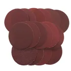 Шлифовальные диски с крючком и петлей, 5 дюймов, 125 мм, красная наждачная бумага из оксида алюминия, Зернистость 40-2000 для дерева, металла, шлифовки