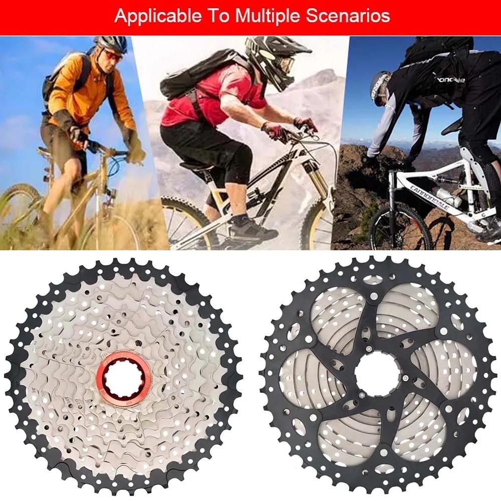 Кассеты BOLANY для горного велосипеда 8s/9s/10s/11s Задняя звездочка shimano HG 11-40T42T/46T/50T -