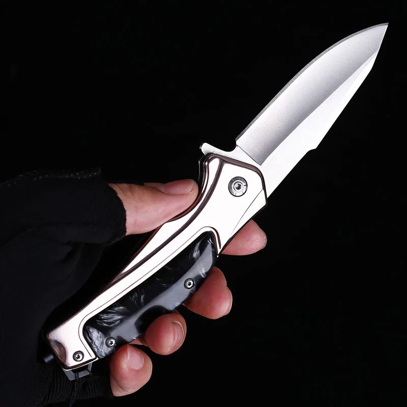 

Folding knife Tactical Survival Knives Hunting Camping Blade Multi High Hardness 57HRC Military Survival Knife Pocket knives