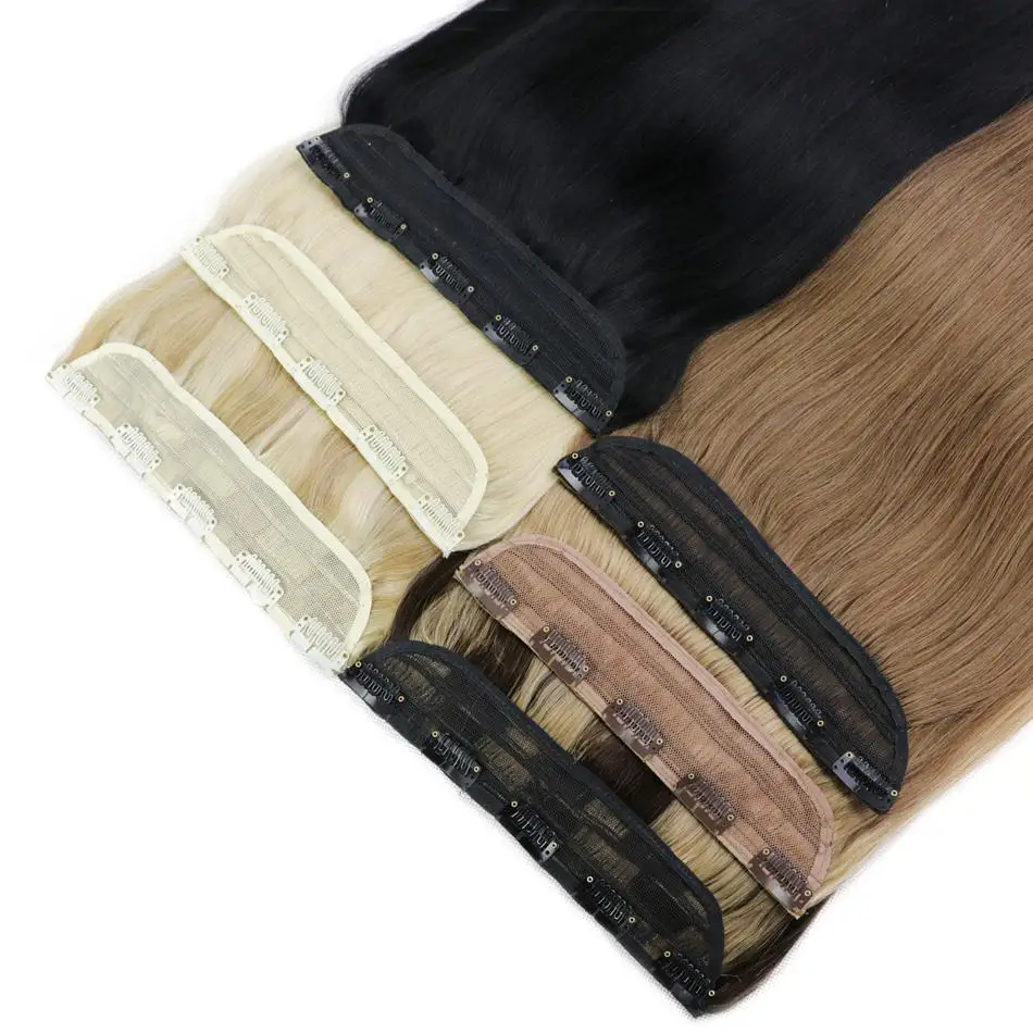 Isheeny 14 &quot1 шт. бразильские заколки для волос 5 зажимов Remy прямые человеческие