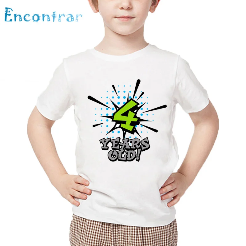 Забавные принты с надписями на день рождения для мальчиков 1 5 лет детские летние