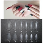 Накладные ногти для маникюра, прозрачные, 600, шт.пакет