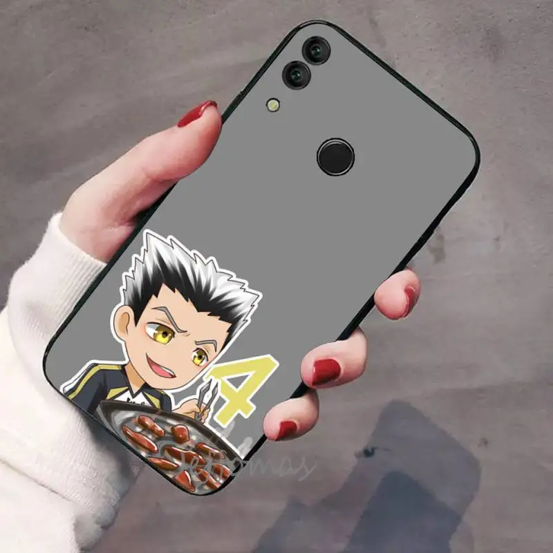 

HAIKYUU!! Karasuno Nekoma Crest Phone Case For Huawei honor Mate P 9 10 20 30 40 Pro 10i 7 8 a x Lite nova 5t