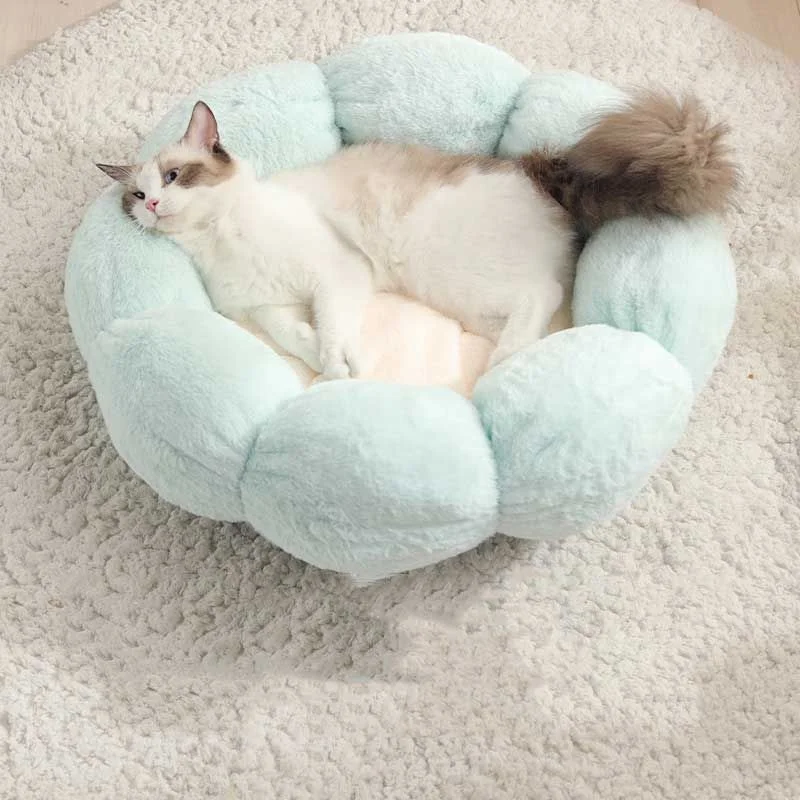 

ComfortableWinter Sleeping Bag Cojin Tapis Cha Gato Bed Kawaii Cat Fleece House Camas Para Caes Pequenos Gatos Accesorios