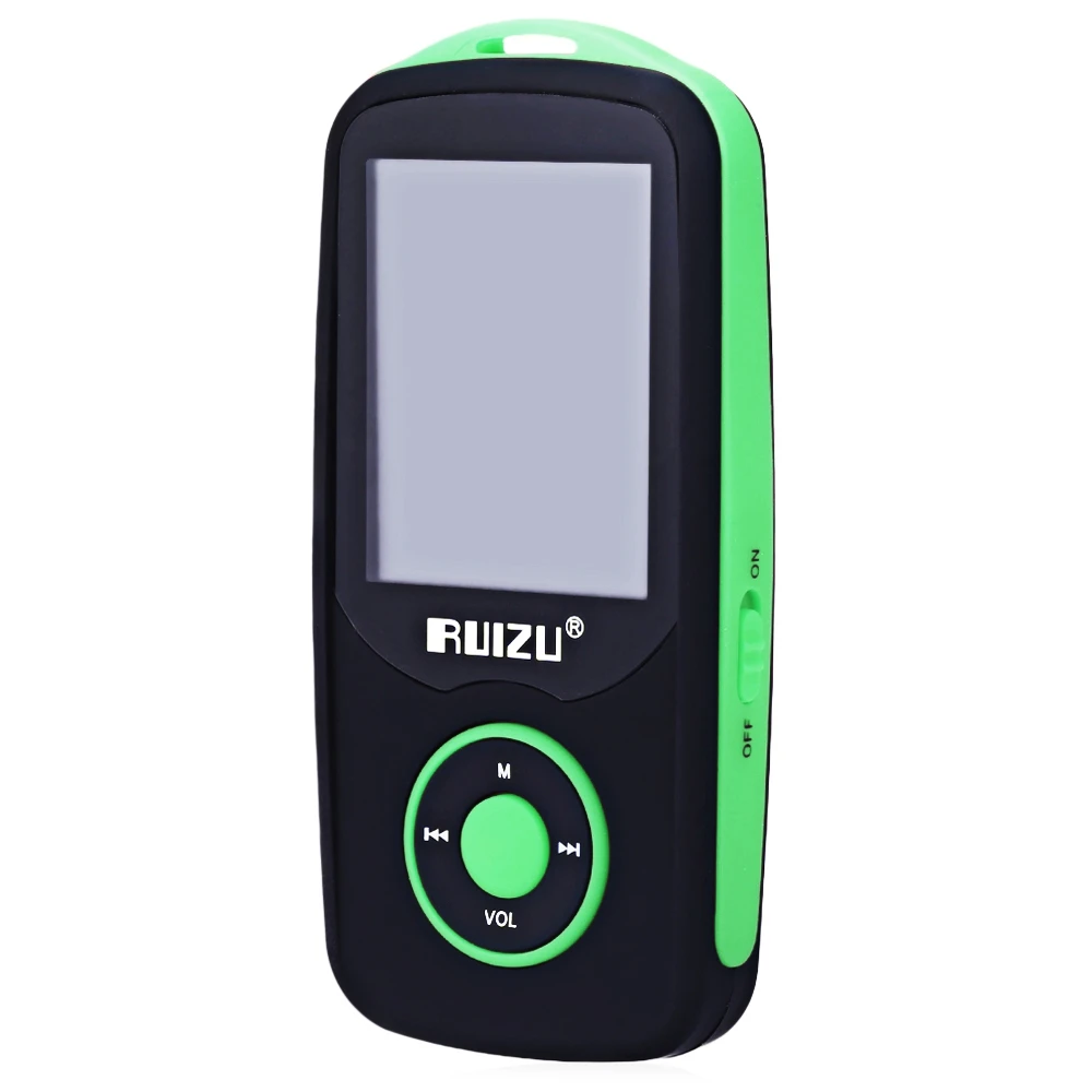 Ruidu X06 Bluetooth MP3 1,8-дюймовый TFT ЖК-экран Спортивный музыкальный плеер fm-радио без потерь высококачественный рекордер Walkman - Цвет: Зеленый