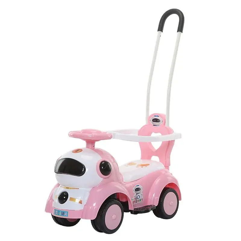 

Многофункциональная четырехколесная тележка для малышей, детская игрушечная машинка для катания, детский скутер, игрушка для малышей, ходу...