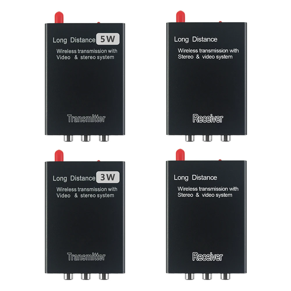 Беспроводной видеопередатчик и приемник 5 Вт 2 4 ГГц стандарт NTSC или PAL вход