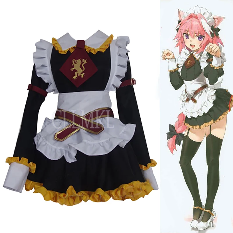 Аниме Fate/Grand Order Fate Apocrypha Rider Astolfo Cosplay JK школьная форма матросский костюм для женщин