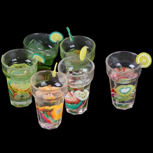 Миниатюрная мини-бутылка с фруктами 112 1 шт., имитация напитков, модель мебели, игрушечный напиток, игра в кукольный домик, аксессуары для кукол, пищевая смола