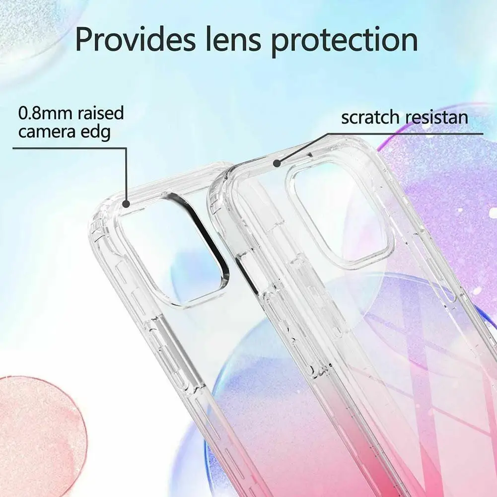 

All-inclusive 3 In 1 Transparent Anti-drop Mobile Phone Case For Iphone13/Pro/Mini/promax Case