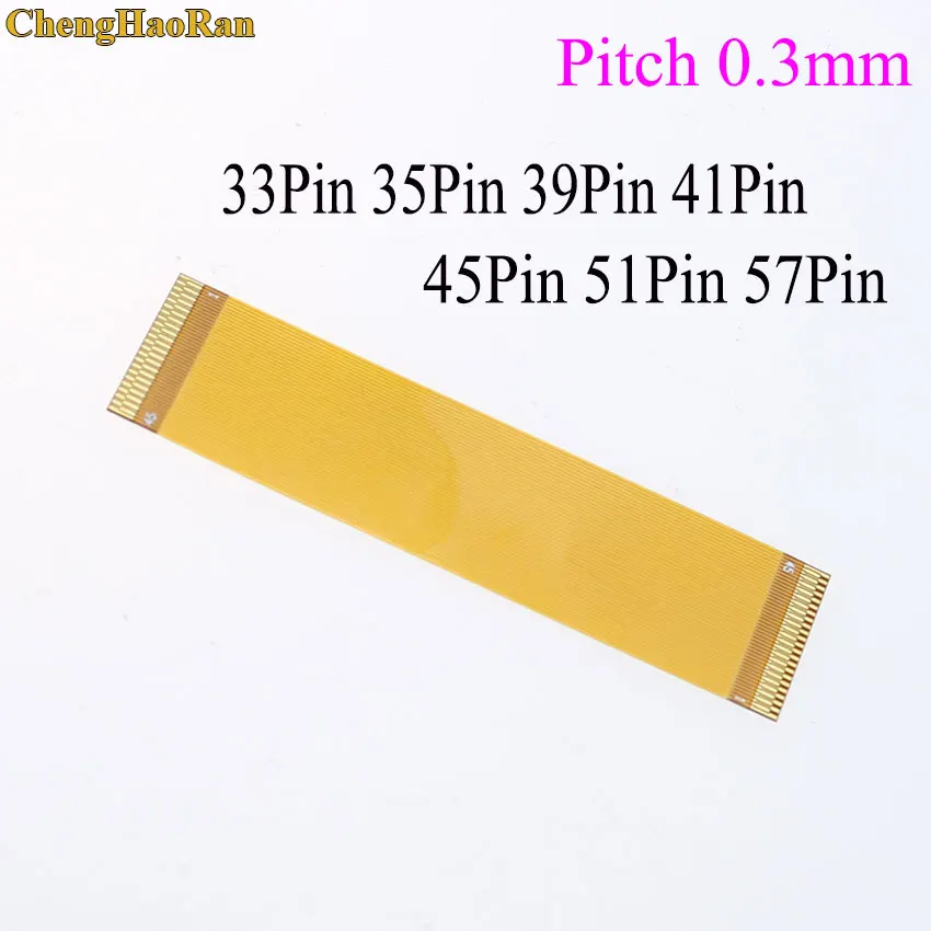 ChengHaoRan 1 шт. прямое направление 33/35/39/41/45 Pin FFC FPC Гибкий плоский кабель шаг 0 3 мм