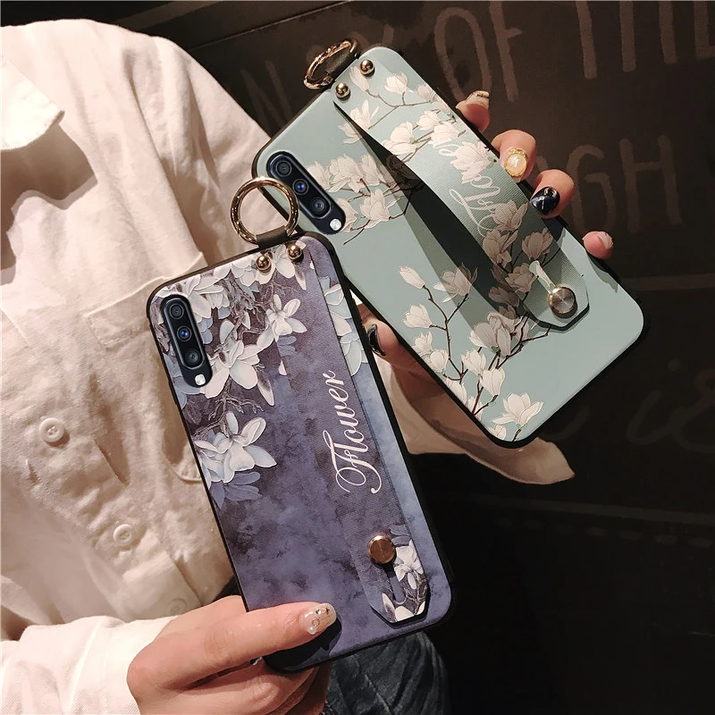 SoCouple чехол для samsung Galaxy A50 A70 A30 A20 A10 S8 S9 S10 Plus, Note 8, 9, 10, плюс A40 A60 S10e ремешок держатель телефона чехол