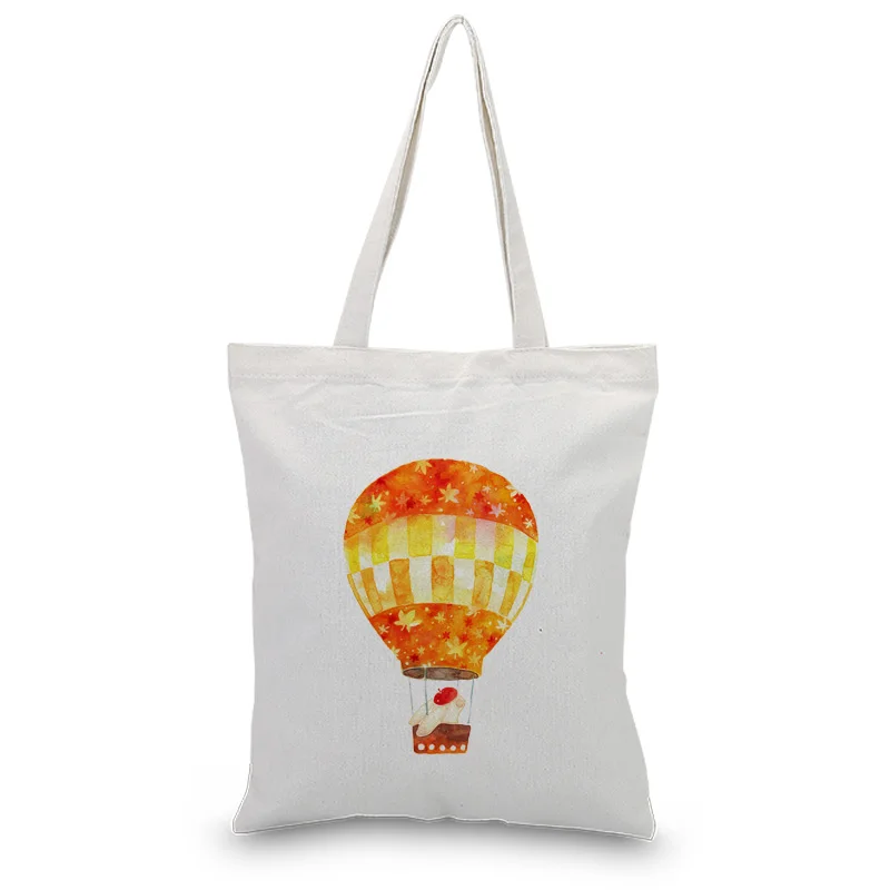 Текстовая сумка DIY складная багандбэг Холщовая Сумка тоут для покупок печать на